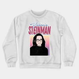 Jeannie Steinman / 90s Retro Fan Design Crewneck Sweatshirt